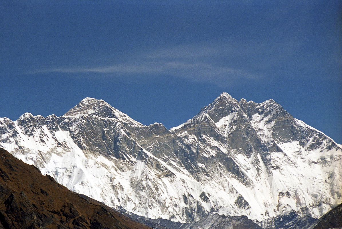 09 Nuptse, Everest, Lhotse Close Up From Namche Bazaar